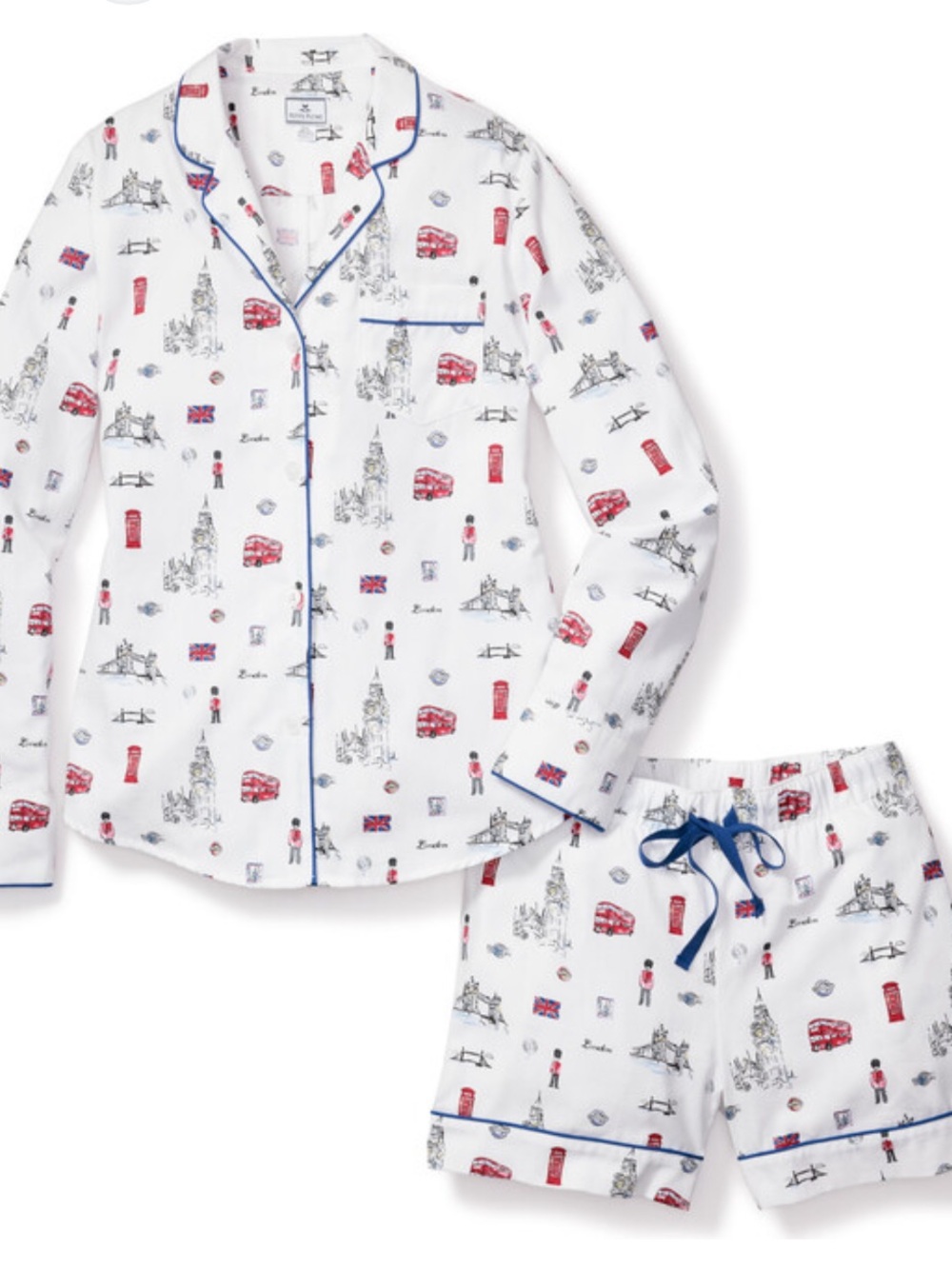 Petite Plume London is Calling Pajama set. Never worn!! New without tags Size XS